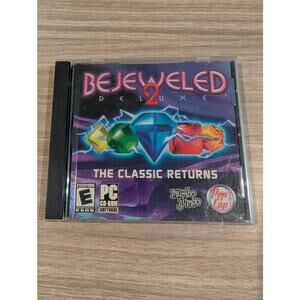 Bejeweled 2 Deluxe PC Game 🧩 Case & Disc
